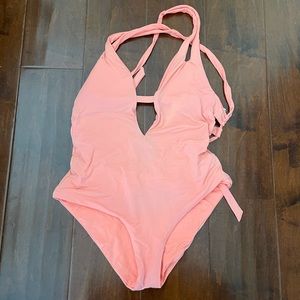 Becca swimsuit-neon orange